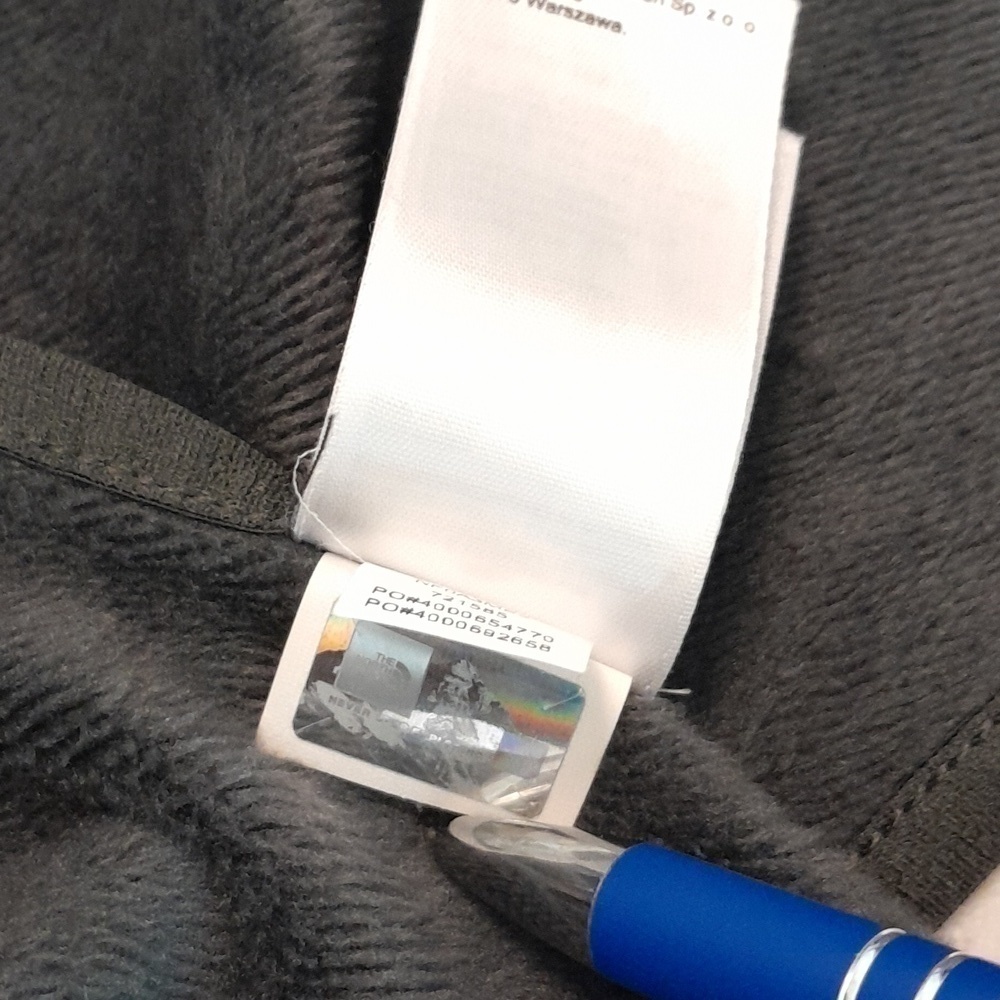 The North Face Hooded Sweatshirt Slacker Full Zip Size Large Gray Fleece Lined - Picture 13 of 14